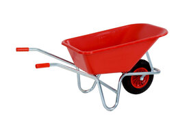SHUBKARRE-ROT-HOHLRAD-100LTR - Schubkarre 100 l - Inhalt: 1 Stück