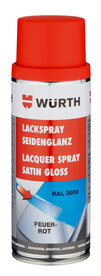 LKSPR-R3000-FEUERROT-SEIDGLANZ-400ML - Lackspray Nitroalkydal-Qualität Seidenglanz - Inhalt: 1 Stück