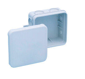 FRAK-VDE-GRAU-IP54-75X75X37MM - VDE-Kabelabzweigkasten W7 - Inhalt: 10 Stück