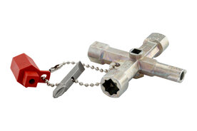 SCHALTSHRNKSHSL-12IN1 - Universeller Schaltschrankschlüssel 12in1 - Inhalt: 1 Stück