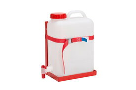 WAKANI-HAHN/HALT-KG17-16LTR - Wasserkanister mit Ausgusshahn und Halter - Inhalt: 1 Stück