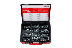 SPNBACKSHLSHEL-SYSKO-243TLG - Spannbackenschlauchschellen 243-teilig Sysko - Inhalt: 1 Stück