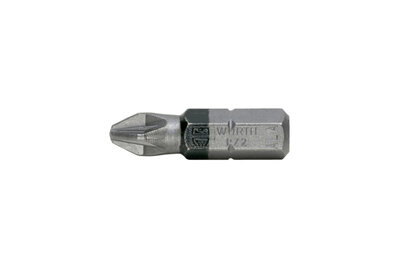BIT-PZ2-SCHWARZ-1/4ZO-L25MM - Bit PZ C 6,3 (1/4) - Inhalt: 10 Stück