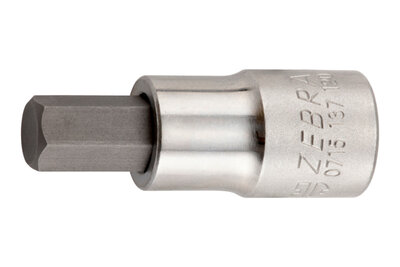 STESHSL-1/2ZO-IN6KT-SW12-L60MM - 1/2 Zoll Steckschlüssel Innensechskant kurz - Inhalt: 1 Stück