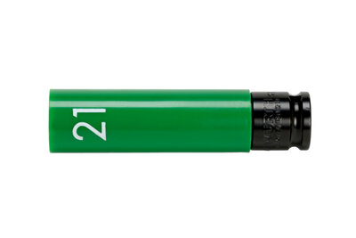 KFTSTESHSL-1/2ZO-EXTRALANG-SW21MM - 1/2 Zoll Kraftsteckschlüssel 6KT lang f. Alufelge - Inhalt: 1 Stück