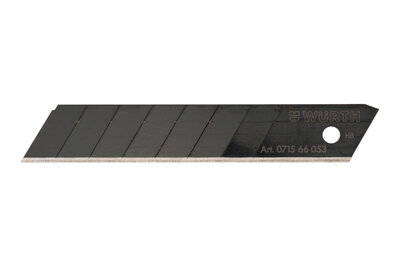 KLI-MESS-ABBRECH-SCHWARZ-18MM - Abbrechklinge schwarz extrem scharf - Inhalt: 10 Stück