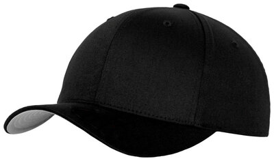 CAP BASEBALL SCHWARZ S/M - Baseball Cap Flex - Inhalt: 1 Stück