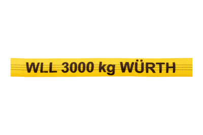 RDSCHLING-EN1492-3000KG-L3000MM - Rundschlinge Einfachmantel - Inhalt: 1 Stück
