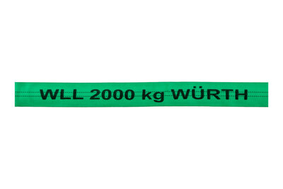 RDSCHLING-EN1492-2000KG-L4000MM - Rundschlinge Einfachmantel - Inhalt: 1 Stück