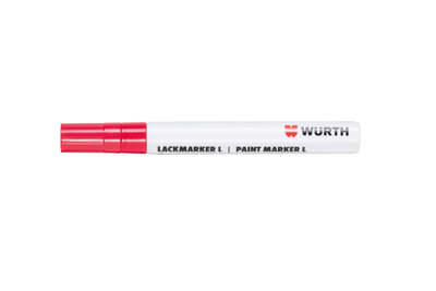 LKMARK-PERMANENT-ROT-(2-4MM) - Lackmarker - Inhalt: 5 Stück