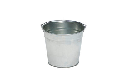 BAUEIMR-(ZN)-12LTR - Baueimer verzinkt - Inhalt: 1 Stück