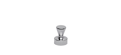 KGLMAGN-F.WHTEBRD-SILBR-D12-H16 - Kegelmagnet - Inhalt: 5 Stück