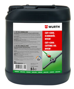 SHNDOEL-(CUT-COOL)-DVGW-5LTR - Bohr- und Schneidöl CUT+COOL DVGW - Inhalt: 1 Stück