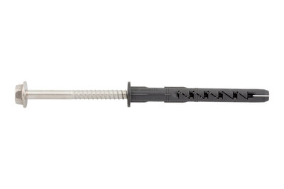 DBL-(SHARK-URF10)-KST-A4-SW13-10-10X80 - Kunststoff-Rahmendübel SHARK UR F Edelstahl - Inhalt: 40 Stück