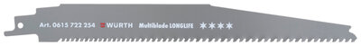 SSB-BAU-3STK-LL-MULTIBLADE-228X(2,5-4,0) - Säbelsägeblatt 4S Multiblade Longlife - Inhalt: 1 Stück