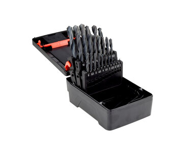BO-MET-SORT-DIN338-HSS-(D1-13)-0,5-25TLG - Spiralbohrer HSS DIN 338 Typ RN 118° 25-tlg Syska - Inhalt: 1 Stück