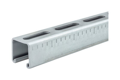 MNTGSHN-C-41/41-ST1,8-(LANGLO52,5X13)-6M - VARIFIX C-Montageschiene 41/41 Stahl sendz Maritim - Inhalt: 24 Stück