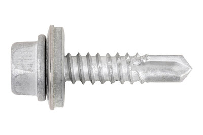 SHR-BSP-SHB16-SW3/8-(RUS)-6,3X38 - Selbstbohrende Fassadenbausch. piasta-mit Dicht. - Inhalt: 400 Stück