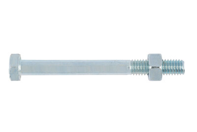 SHR-MU-ISO4016-4.8-SW13-A2K-M8X25/22-CE - DIN 601/ISO 4016 Bauschraube St 4.8 vz. mit Mutter - Inhalt: 100 Stück