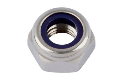 MU-6KT-STOP-DIN985-A2-SW13-M8 - DIN 985 Edelstahl A2 blank - Inhalt: 100 Stück