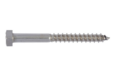 SHR-6KT-DIN571-HO-A2-SW17-10X80 - DIN 571 Edelstahl A2 blank - Inhalt: 50 Stück