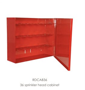 Sprinklerpult lackiert rot, für Sprinkler DN15+DN20
