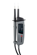 ELMO®  zweipoliger Spannungsprüfer DUO PLUS mit FI/RCD Auslösetest