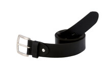 Ledergürtel LEDER-GUERTEL SCHWARZ 110CM