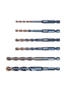 Mehrzweckbohrer Multipack MFD-S 1/4 Zoll 6KT-Schaft 6-teilig