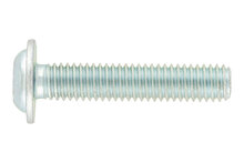 Schraube abgeflachter Halbrundkopf und Bund mit Innensechsrund M10 x 30