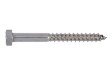 Holzschraube 10,0 x 60 Sechskantkopf DIN 571, Edelstahl A2