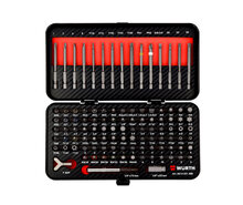 Bit-Sortiment Einlage mit Carbon-Optik 105-tlg - BIT-SIH-SORT-METBOX-105TLG - Inhalt: 1 Stück