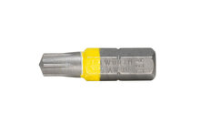 Bit AW C 6,3 (1/4) - BIT-AW30-LEUCHTGELB-R1026-1/4ZO-L25MM - Inhalt: 10 Stück