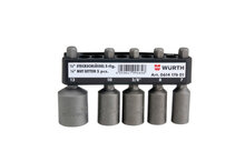 1/4 Zoll Kraftsteckschl. metrisch+3/8 Zoll 5-tlg. - KFTSTESHSL-1/4ZO-SET-MAGN-L51MM-5TLG - Inhalt: 1 Stück