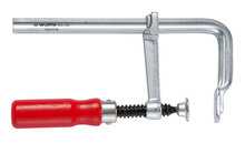 Ganzstahl-Schraubzwinge mit Holzgriff - SHRBZWINGE-G-250X120MM - Inhalt: 1 Stück
