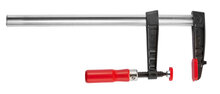 Tempergussschraubzwinge mit Schutzkappen - SHRBZWINGE-TG-200X100MM - Inhalt: 1 Stück