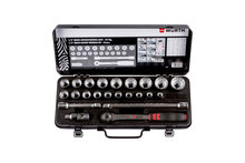 1/2 Zoll Multi-Steckschlüssel-Sortiment 23-tlg - STESHSL-SORT-1/2ZO-MULTI-23TLG - Inhalt: 1 Stück