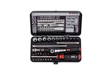 1/4 Zoll Multi-Steckschlüssel-Sortiment 33-teilig - STESHSL-SORT-1/4ZO-MULTI-33TLG - Inhalt: 1 Stück