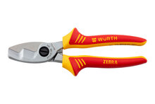 VDE-Kabelschere mit Doppelschneide ZEBRA - KBLSHER-VDE-L210MM - Inhalt: 1 Stück