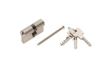 Profil-Kurzzylinder NP - PRFLZYL-NP-K-6STI-VS-(NI)-BS-28X34MM - Inhalt: 1 Stück