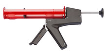 Handdruck-Kartuschenpistole hochwertig - HNDDRKPIST-KART-ROT/SCHW-310ML - Inhalt: 1 Stück