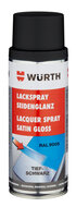 Lackspray Nitroalkydal-Qualität Seidenglanz - LKSPR-R9005-TIEFSCHWARZ-SEIDGLANZ-400ML - Inhalt: 1 Stück