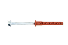 Kunststoff-Rahmendübel W-UR F 10 SymCon 6kt Kopf - DBL-(W-URF SYM)-KST-AW40-(A2K)-10-10X50 - Inhalt: 40 Stück