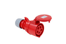 CEE-Kupplung 400 V, 6 H - KUPPL-CEE-ROT-5PLG-16A-400V-IP44 - Inhalt: 1 Stück