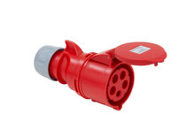 CEE-Kupplung 400 V, 6 H - KUPPL-CEE-ROT-5PLG-32A-400V-IP44 - Inhalt: 1 Stück