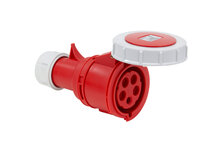 CEE-Kupplung 400 V, 6 H - KUPPL-CEE-ROT-5PLG-16A-400V-IP67 - Inhalt: 1 Stück