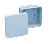 VDE-Kabelabzweigkasten W12 - FRAK-VDE-GRAU-IP54-85X85X37MM - Inhalt: 10 Stück