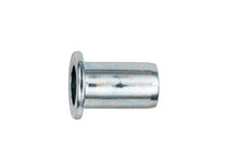 Einnietmutter Flachkopf Stahl verzinkt offen - MU-NT-FLKPF-(A2B)-(0,8-3,5)-24X12,9-M10 - Inhalt: 50 Stück