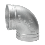 Nut - Bogen Typ 90S, 90° verzinkt, DN200, (219,1mm)