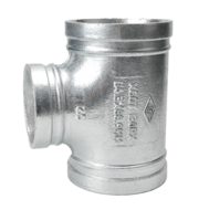 T-Stück Typ 130 R DN200/150 (219,1mm/168,3mm) verzinkt